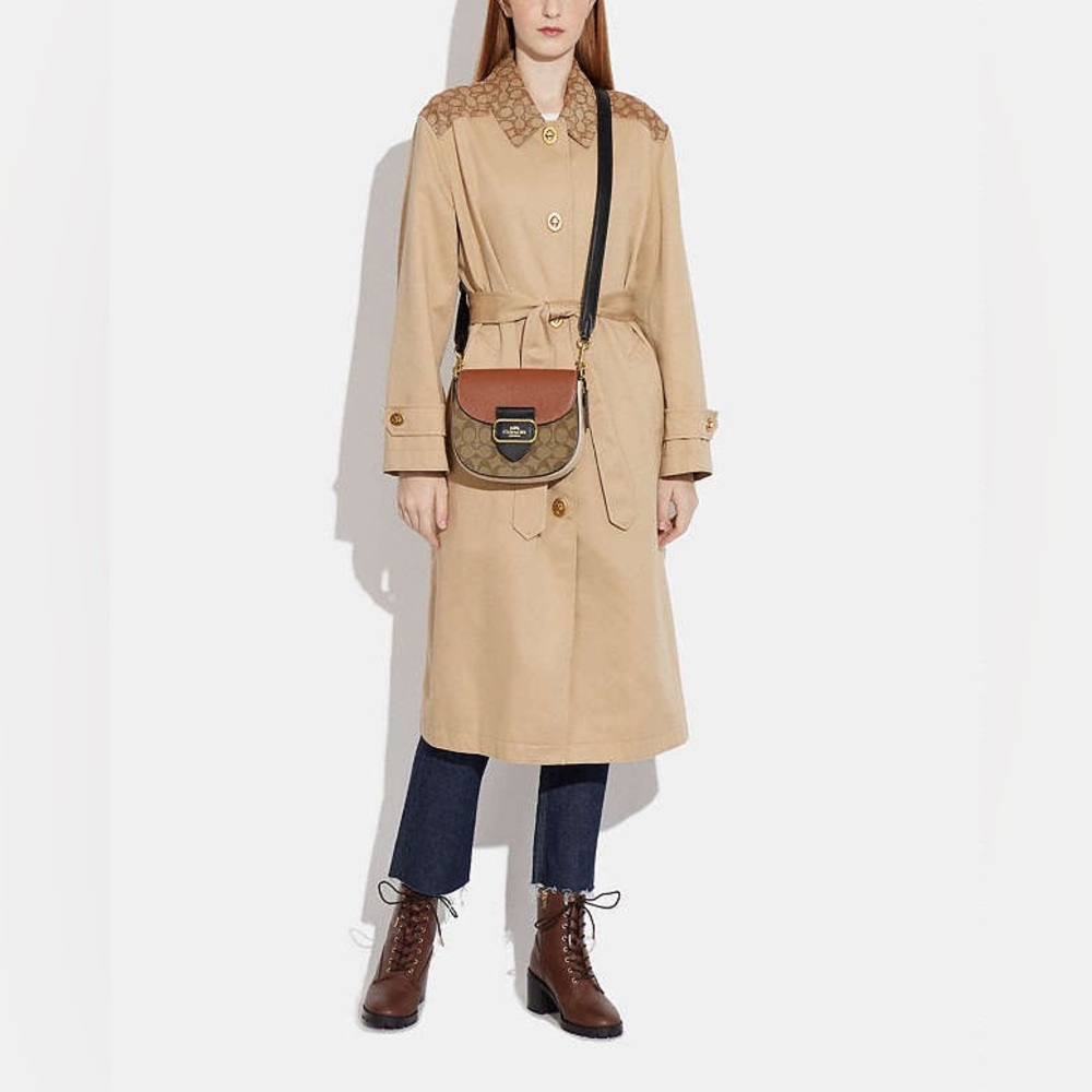 Coach Morgan Saddle Bag In Colorblock
Signature Canvas - Picture 2 of 16